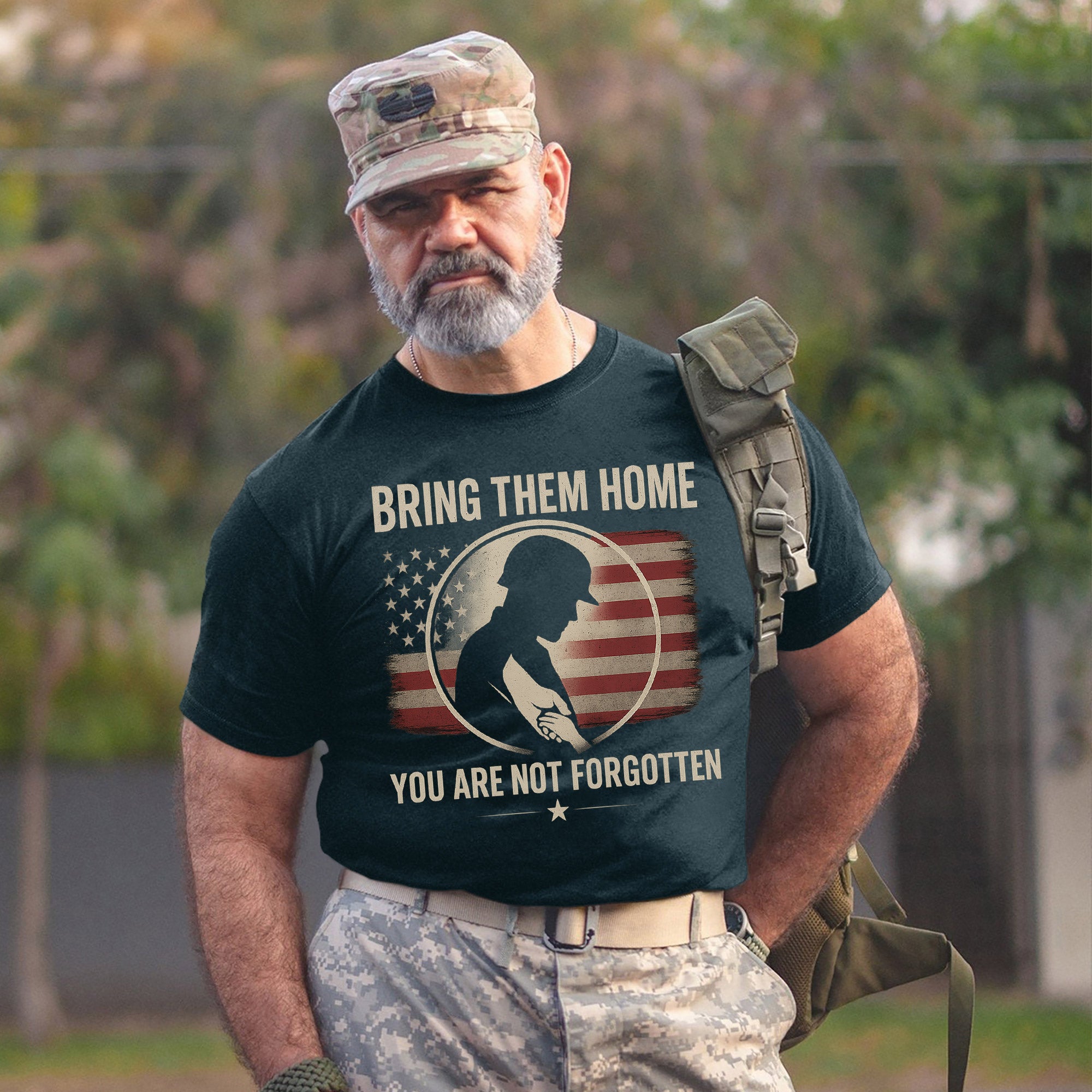 Bring Them Home You Are Not Forgotten Shirt POW MIA Military Support T Shirt Honoring Service Members Until They All Come Home T-Shirt
