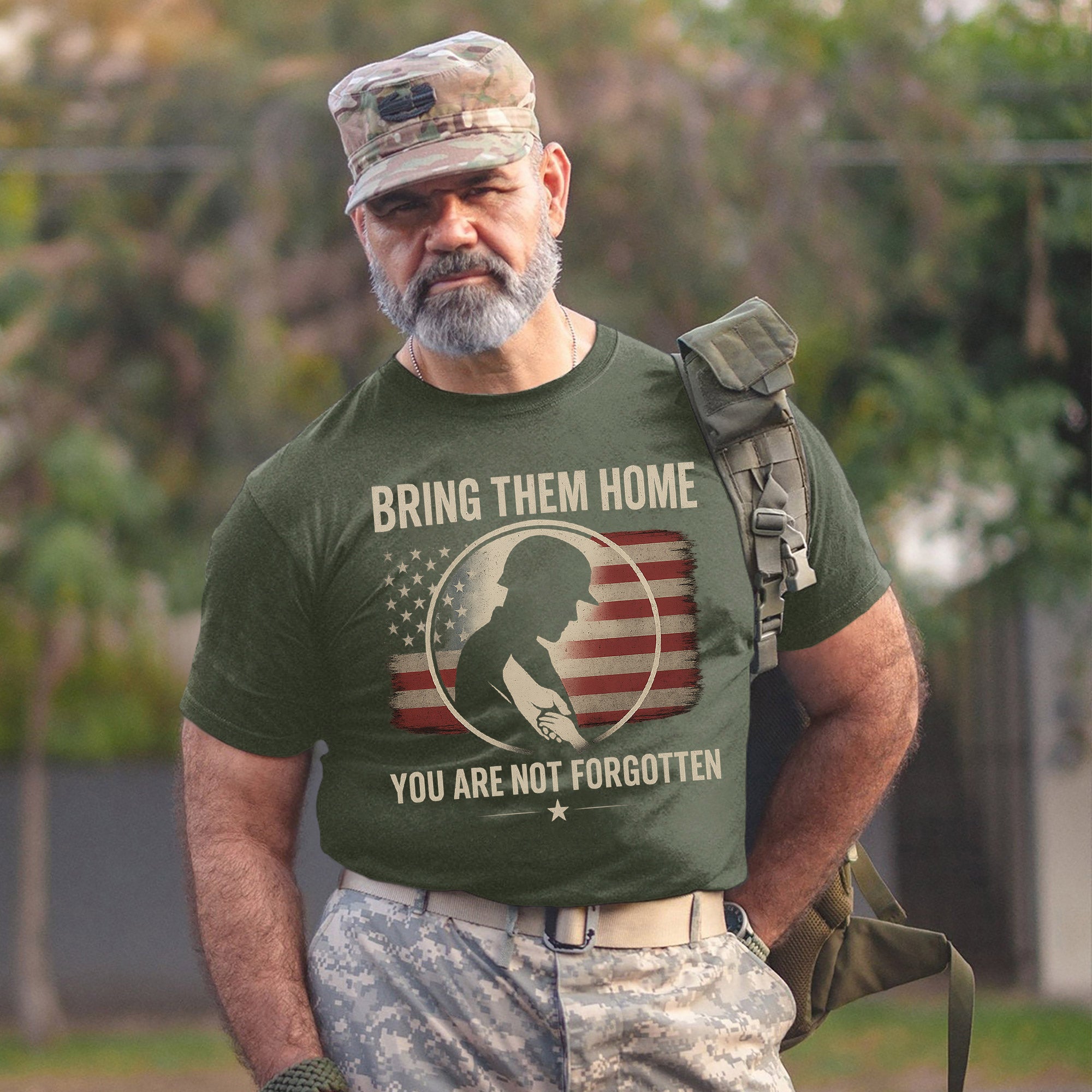 Bring Them Home You Are Not Forgotten Shirt POW MIA Military Support T Shirt Honoring Service Members Until They All Come Home T-Shirt