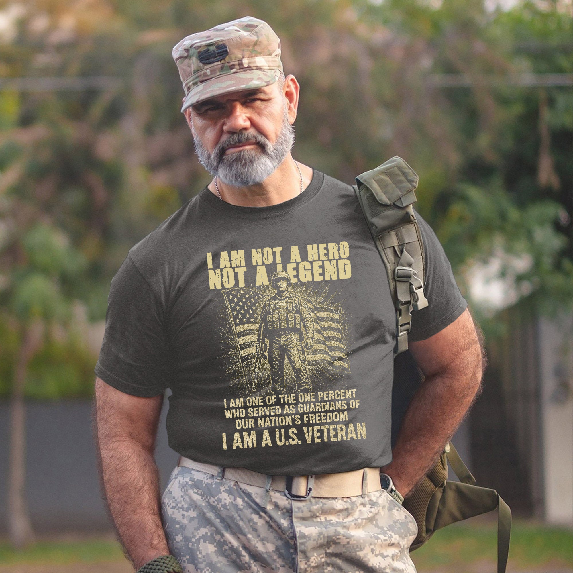 I Am One of the One Percent Shirt, US Veteran Guardians of Freedom Military T-Shirt