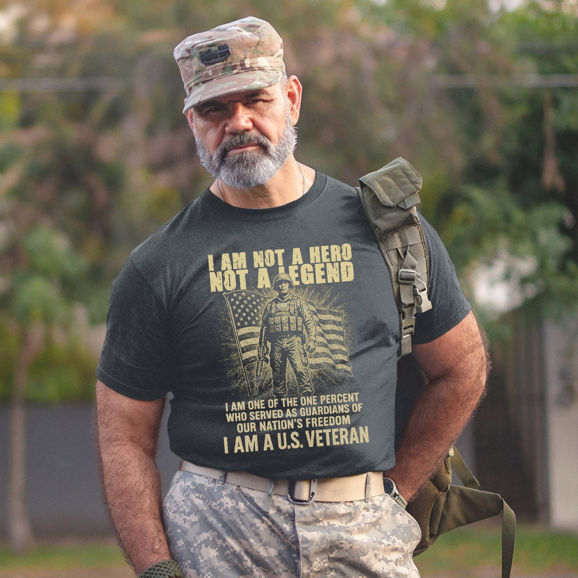 I Am One of the One Percent Shirt, US Veteran Guardians of Freedom Military T-Shirt