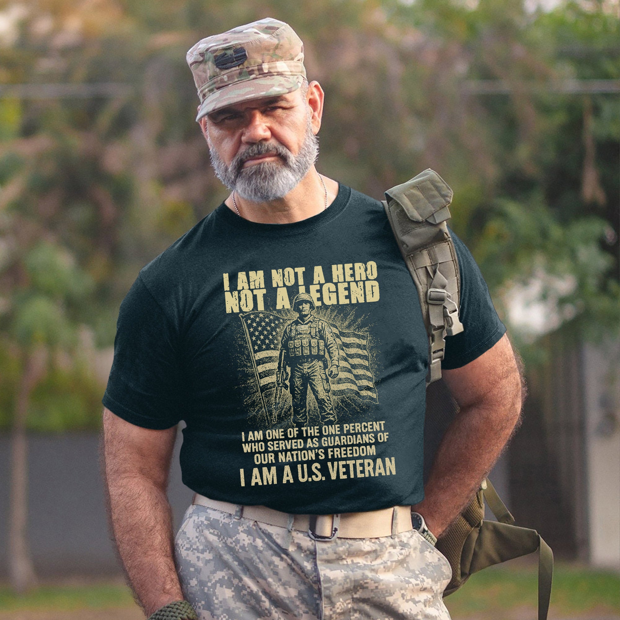 I Am One of the One Percent Shirt, US Veteran Guardians of Freedom Military T-Shirt
