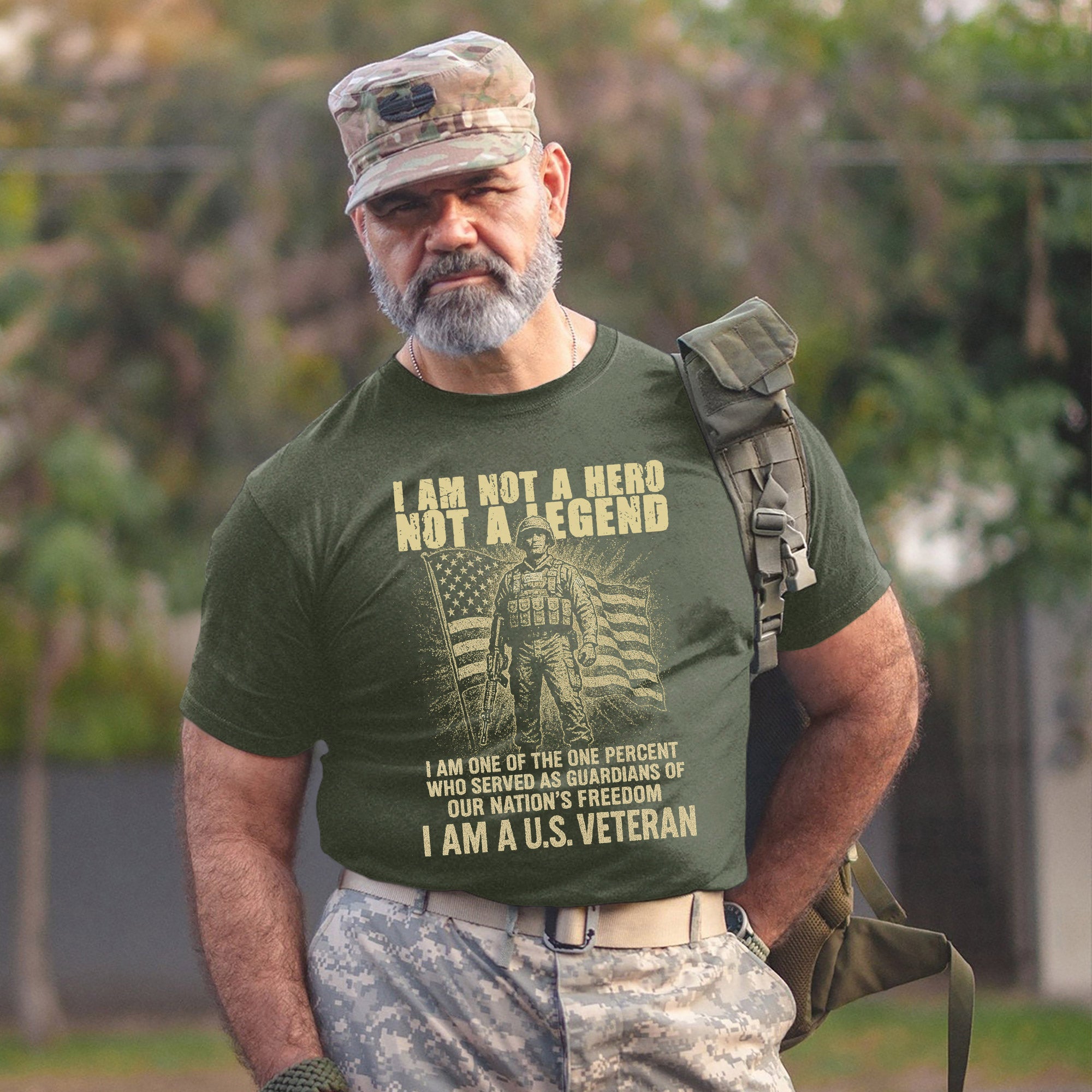I Am One of the One Percent Shirt, US Veteran Guardians of Freedom Military T-Shirt