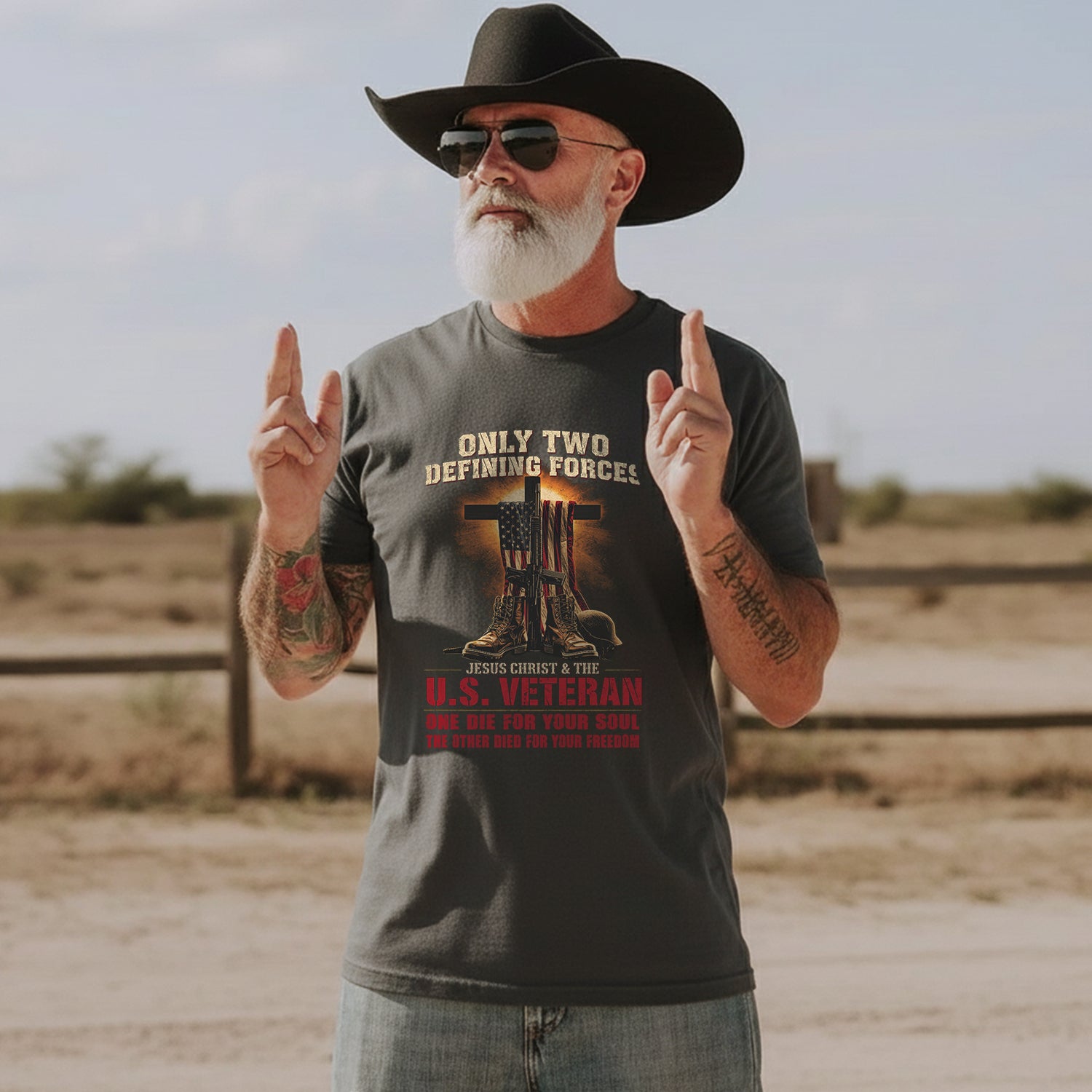 Only Two Defining Forces Jesus Christ and T-Shirt