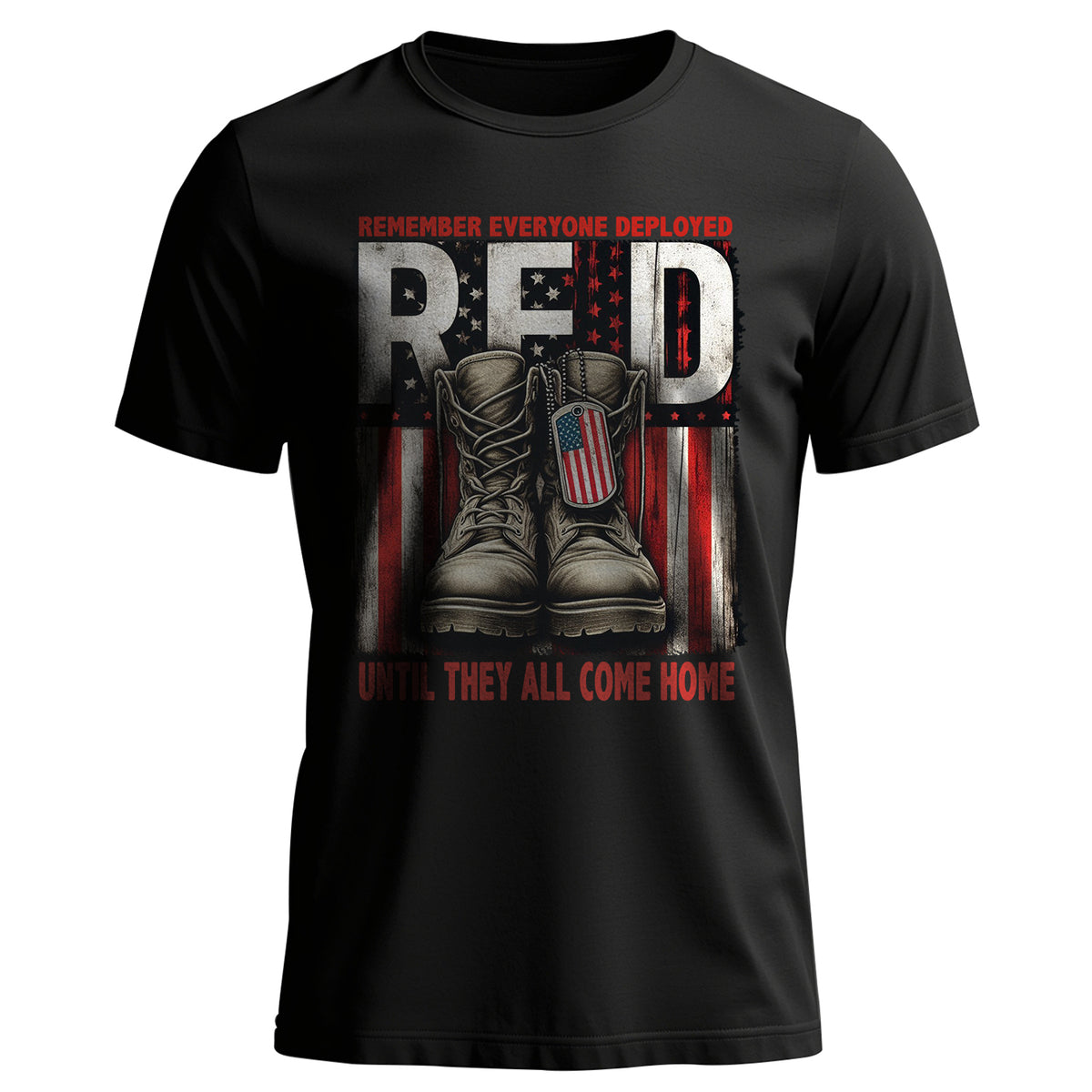 Remember Everyone Deployed Till All Home T-Shirt Main image