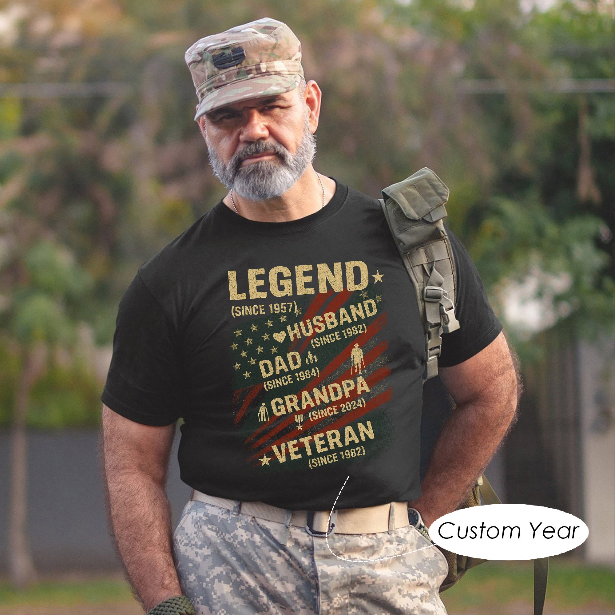 Legend Since Husband Since Dad Since Grandpa Personalized Family Milestone Personalized T-Shirt