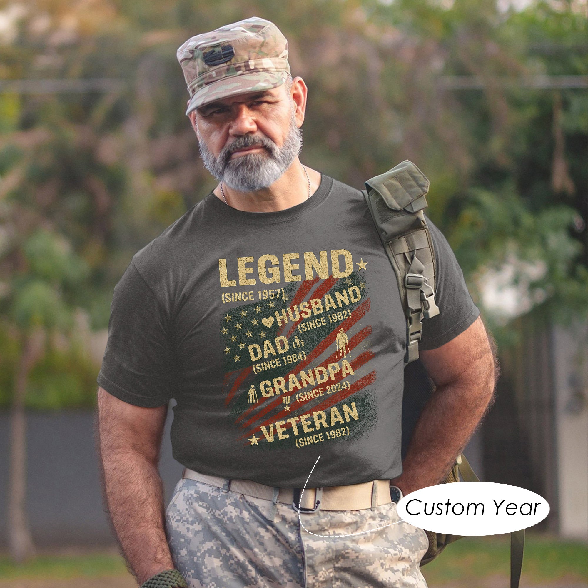 Legend Since Husband Since Dad Since Grandpa Personalized Family Milestone Personalized T-Shirt