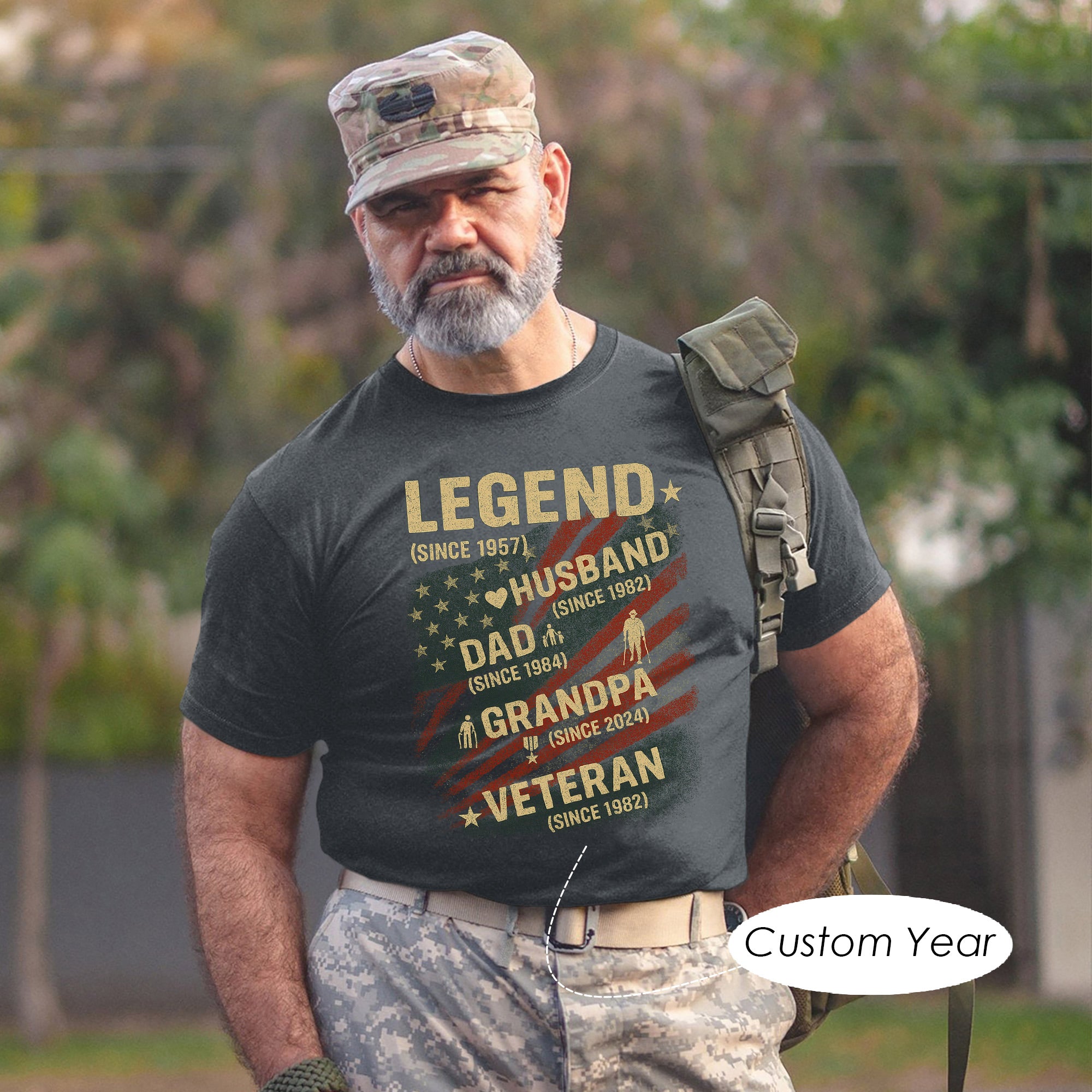 Legend Since Husband Since Dad Since Grandpa Personalized Family Milestone Personalized T-Shirt