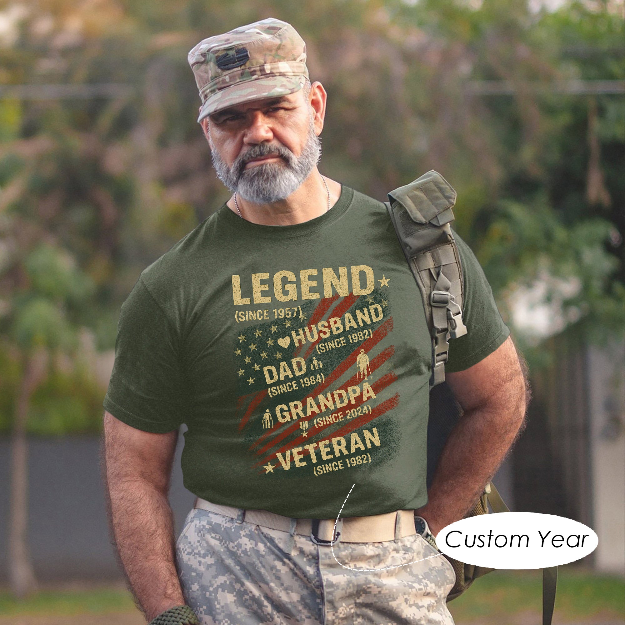Legend Since Husband Since Dad Since Grandpa Personalized Family Milestone Personalized T-Shirt