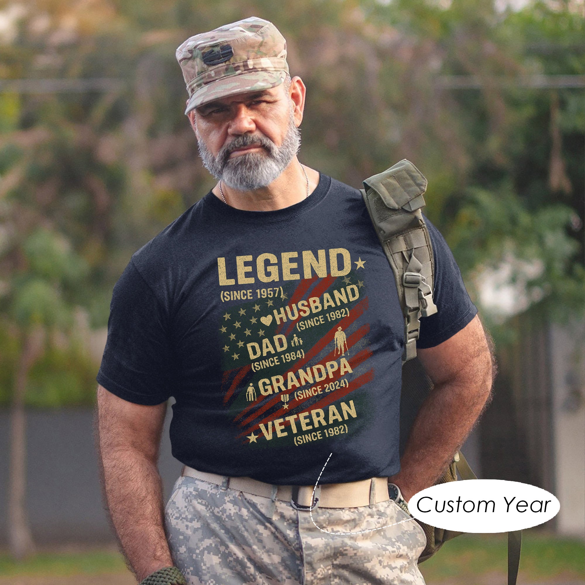 Legend Since Husband Since Dad Since Grandpa Personalized Family Milestone Personalized T-Shirt