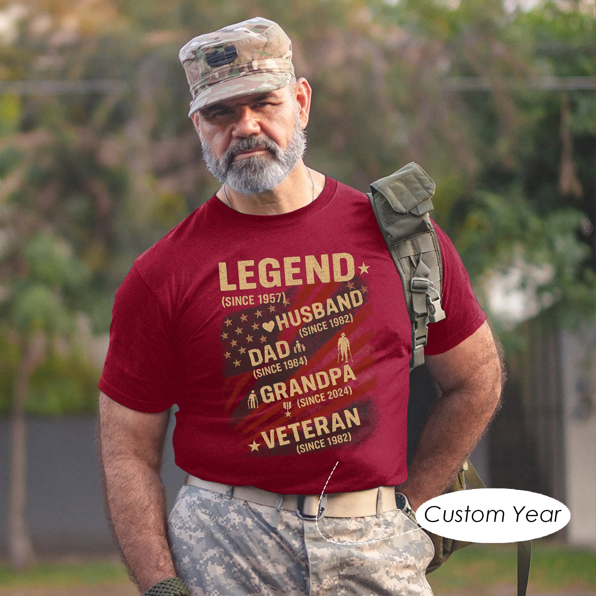 Legend Since Husband Since Dad Since Grandpa Personalized Family Milestone Personalized T-Shirt