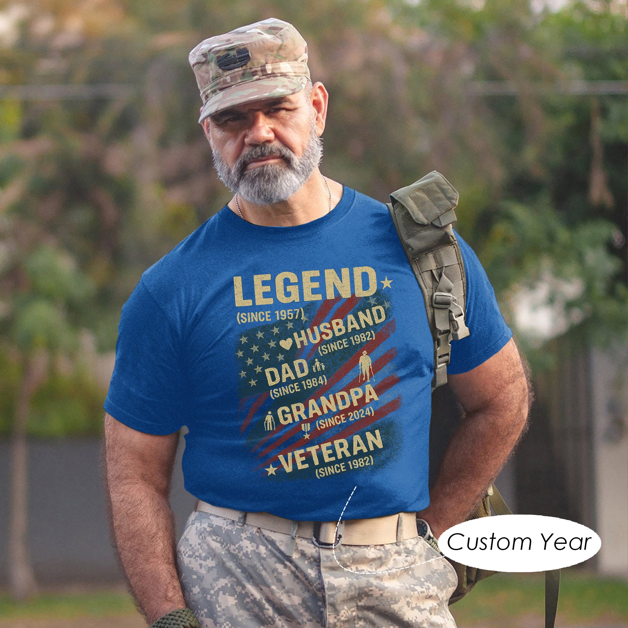 Legend Since Husband Since Dad Since Grandpa Personalized Family Milestone Personalized T-Shirt