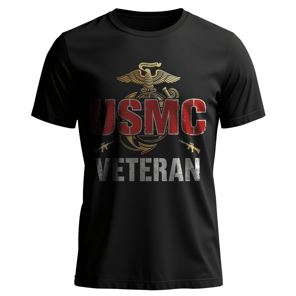 USMC Veteran Proud Marine for Life T-Shirt Main image