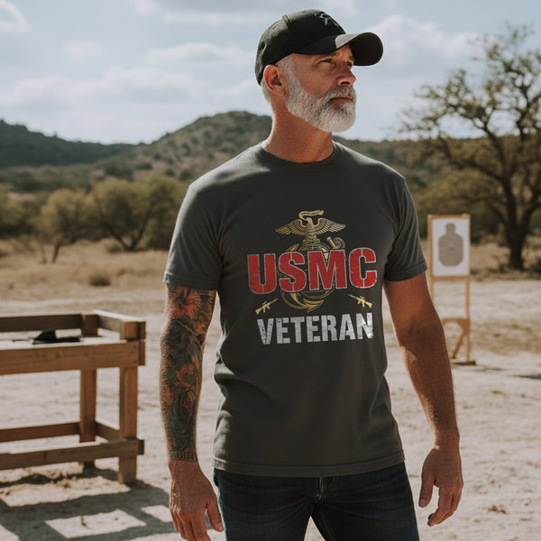 USMC Veteran Proud Marine for Life T-Shirt