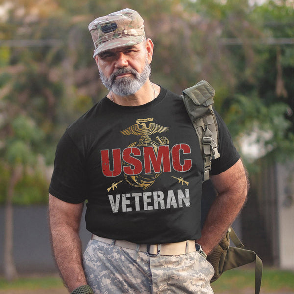 USMC Veteran Proud Marine for Life T-Shirt
