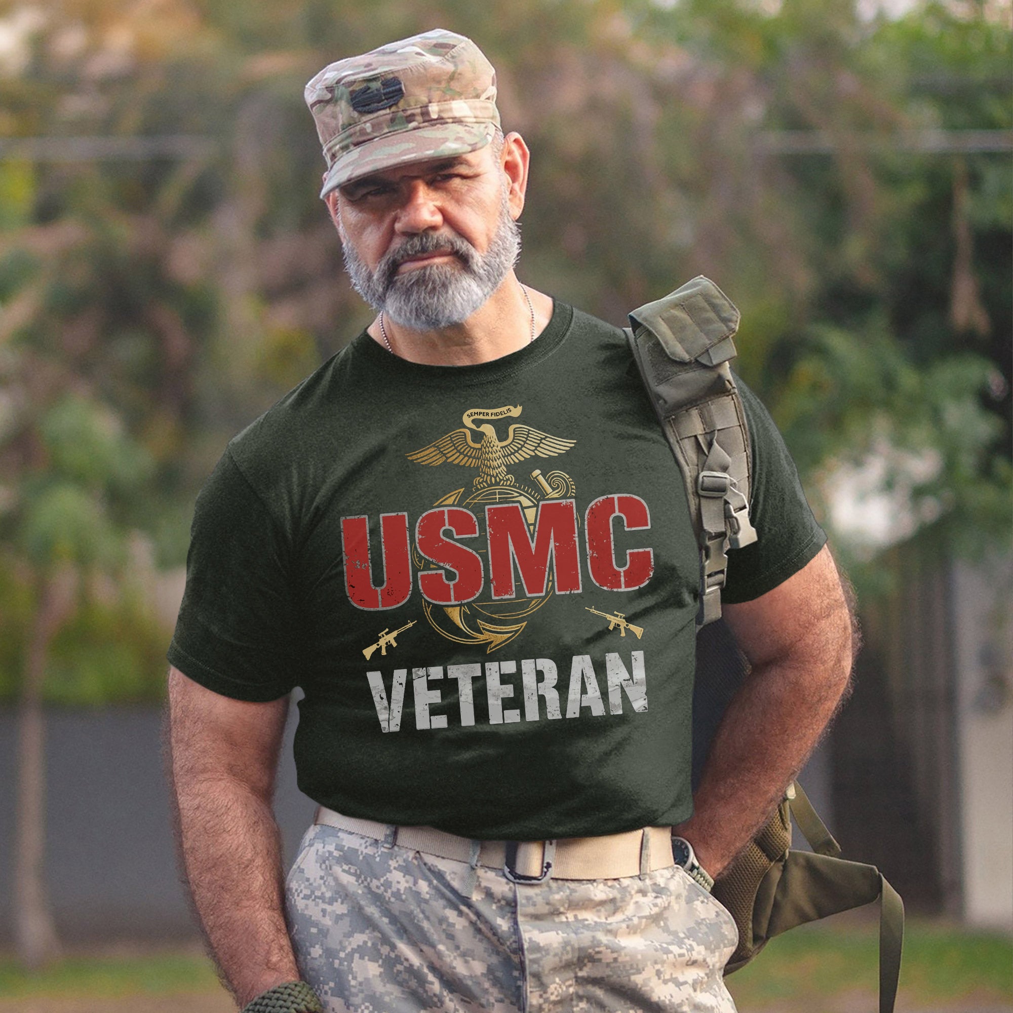 USMC Veteran Proud Marine for Life T-Shirt