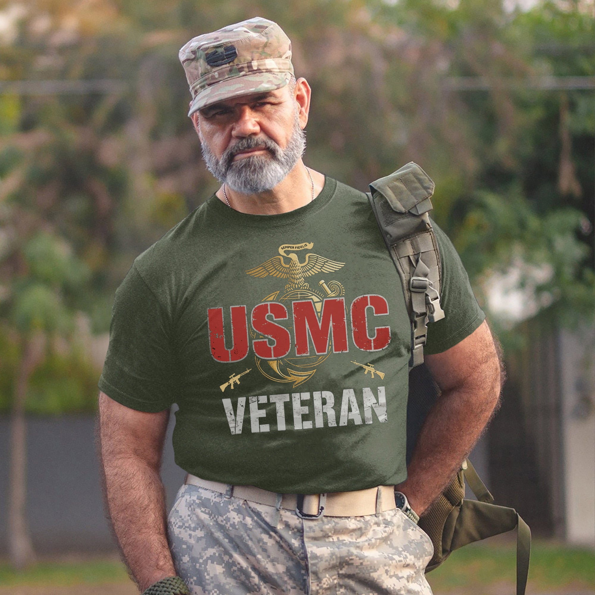 USMC Veteran Proud Marine for Life T-Shirt