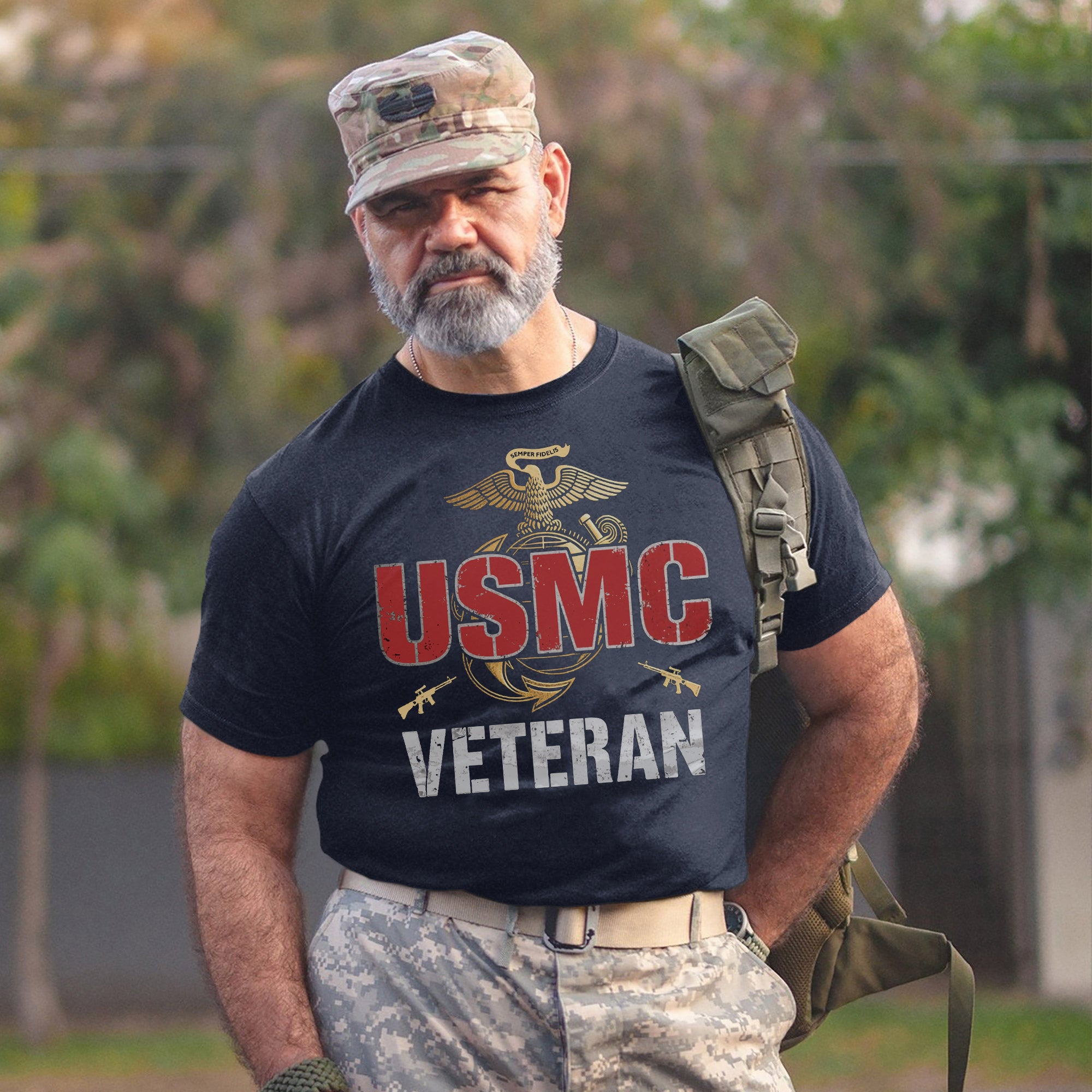 USMC Veteran Proud Marine for Life T-Shirt