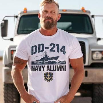 DD-214 Navy Alumni Honoring Proud Service Lifelong Brotherhood and Commitment to the Sea T-Shirt