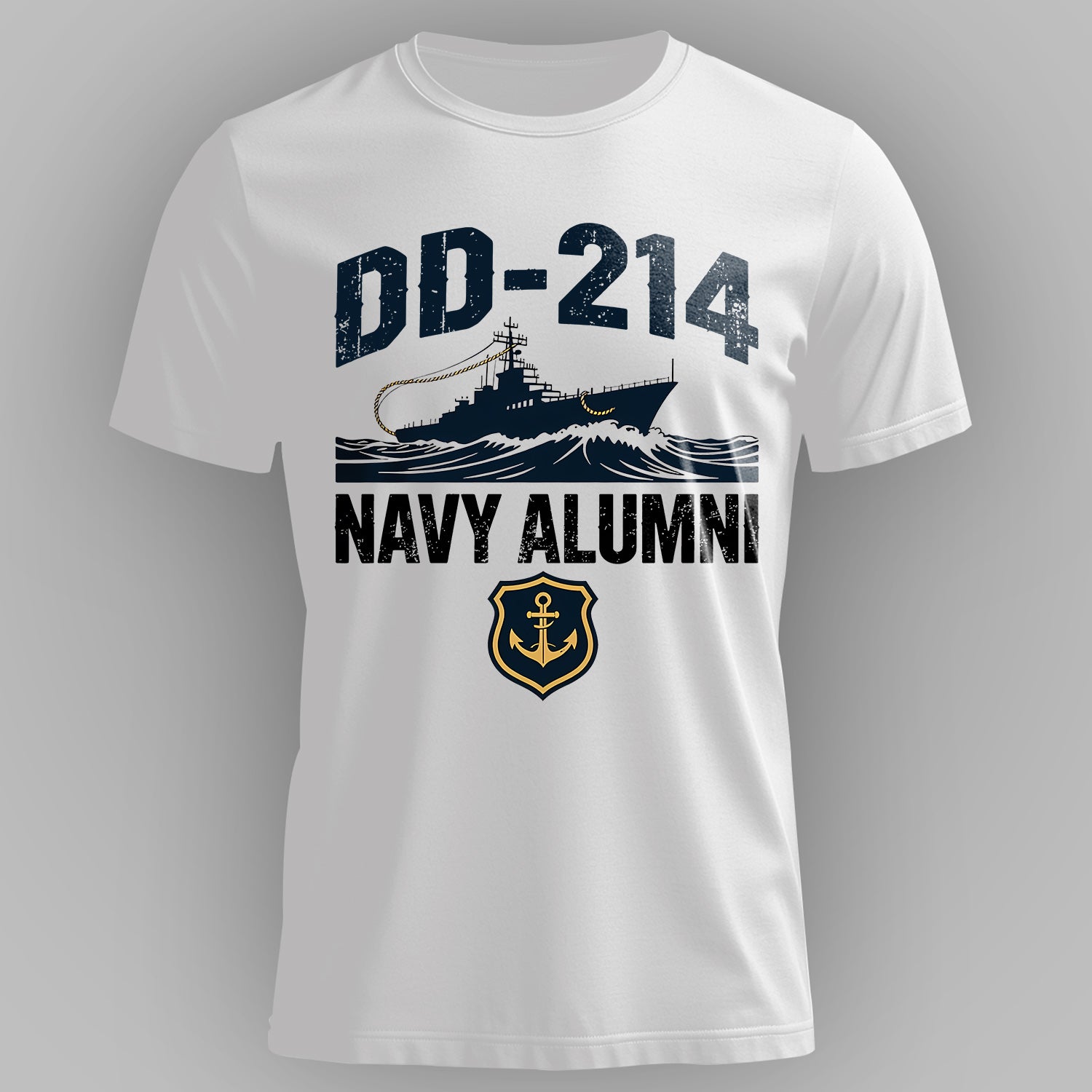 DD-214 Navy Alumni Honoring Proud Service T-Shirt