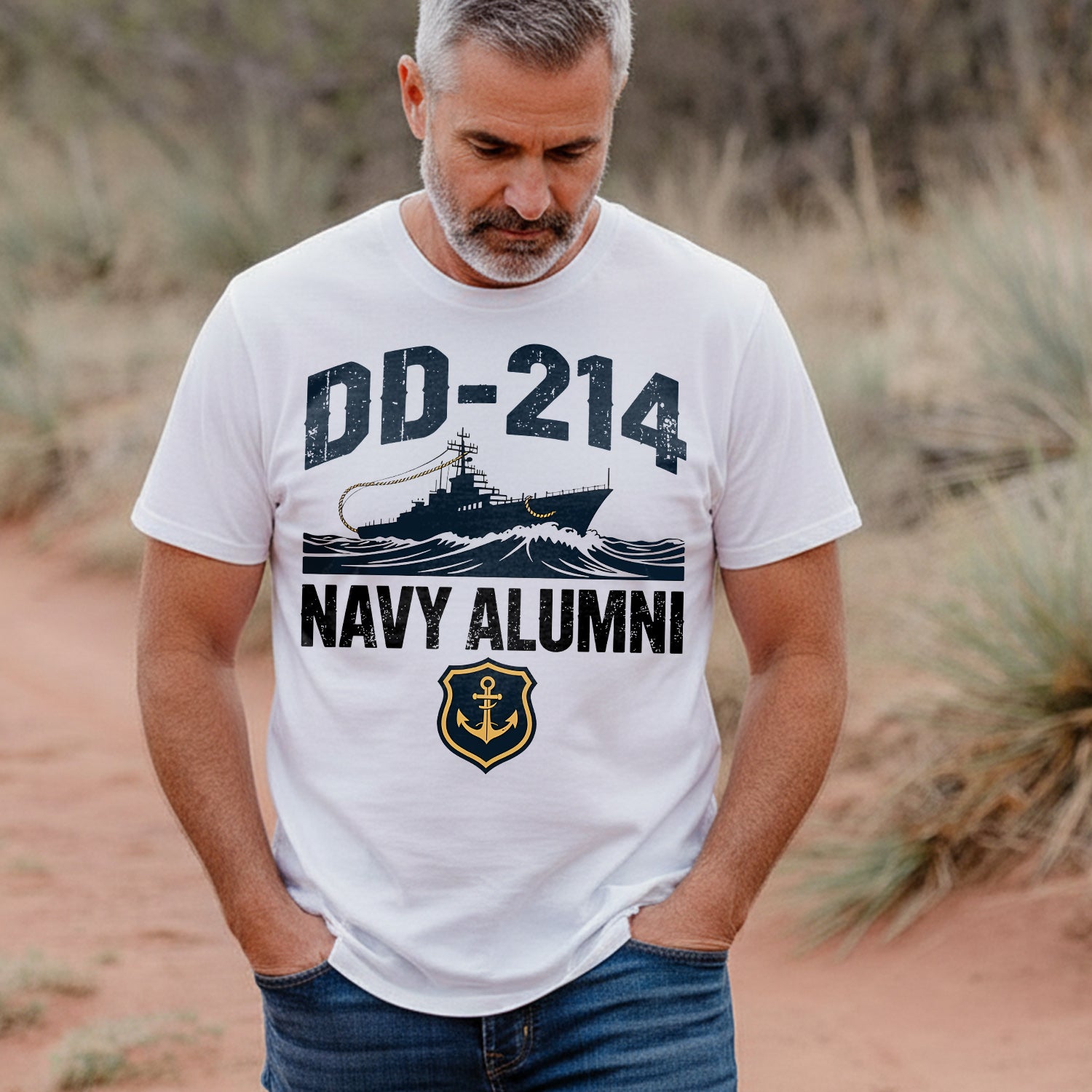 DD-214 Navy Alumni Honoring Proud Service T-Shirt
