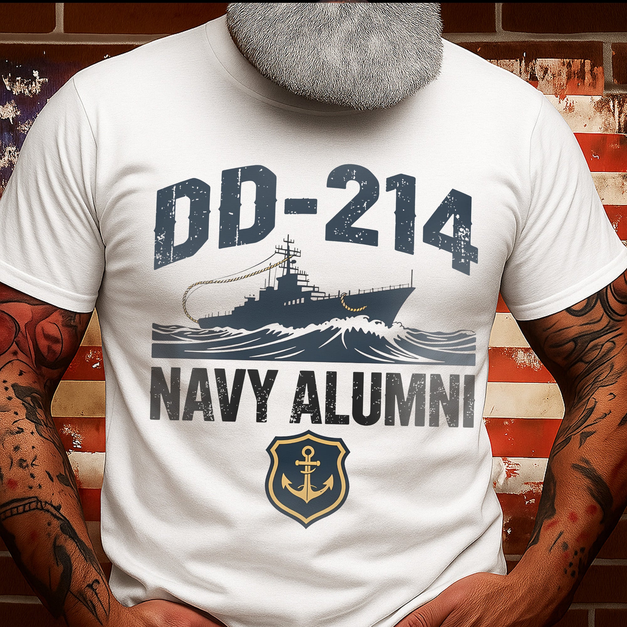 DD-214 Navy Alumni Honoring Proud Service Lifelong Brotherhood and Commitment to the Sea T-Shirt