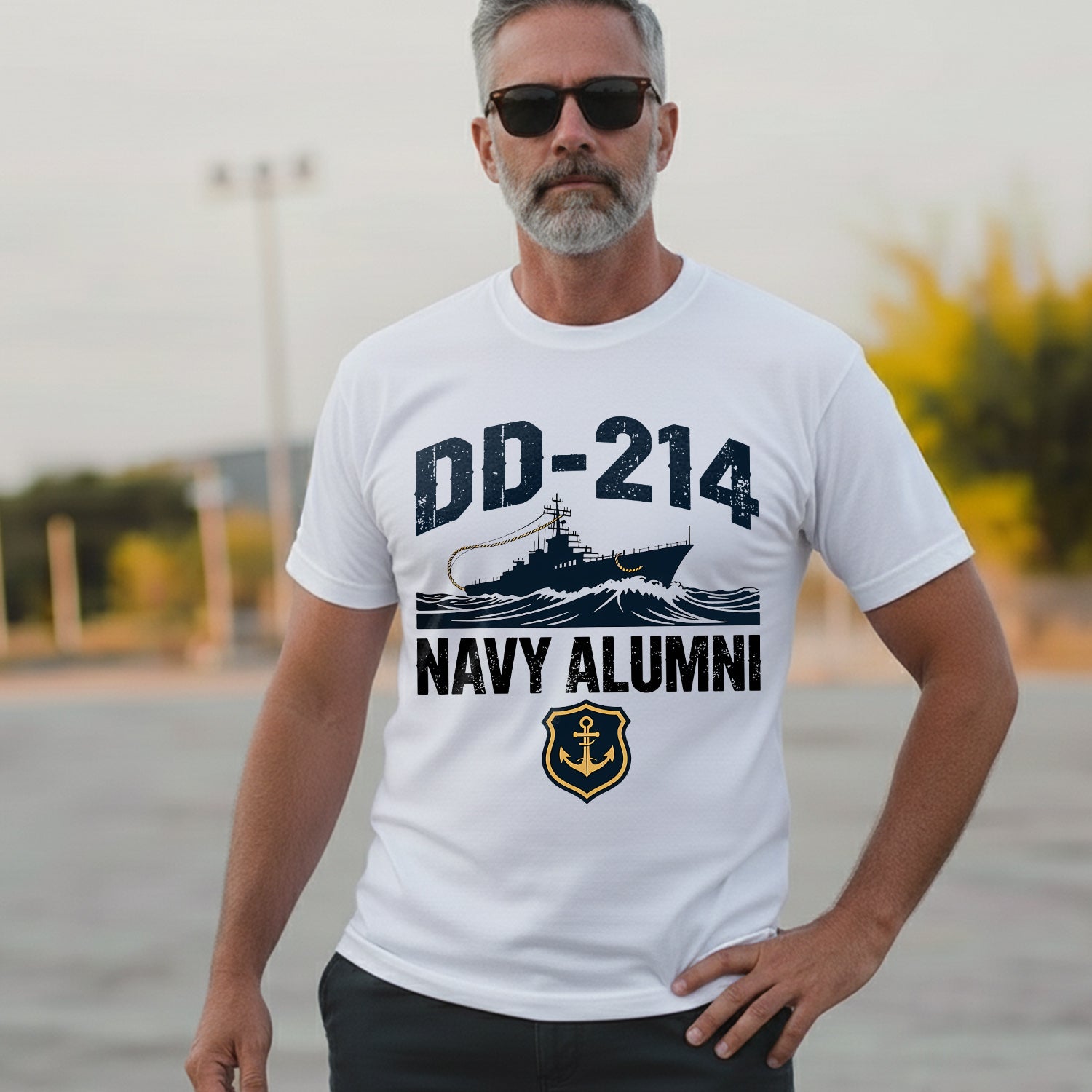 DD-214 Navy Alumni Honoring Proud Service T-Shirt