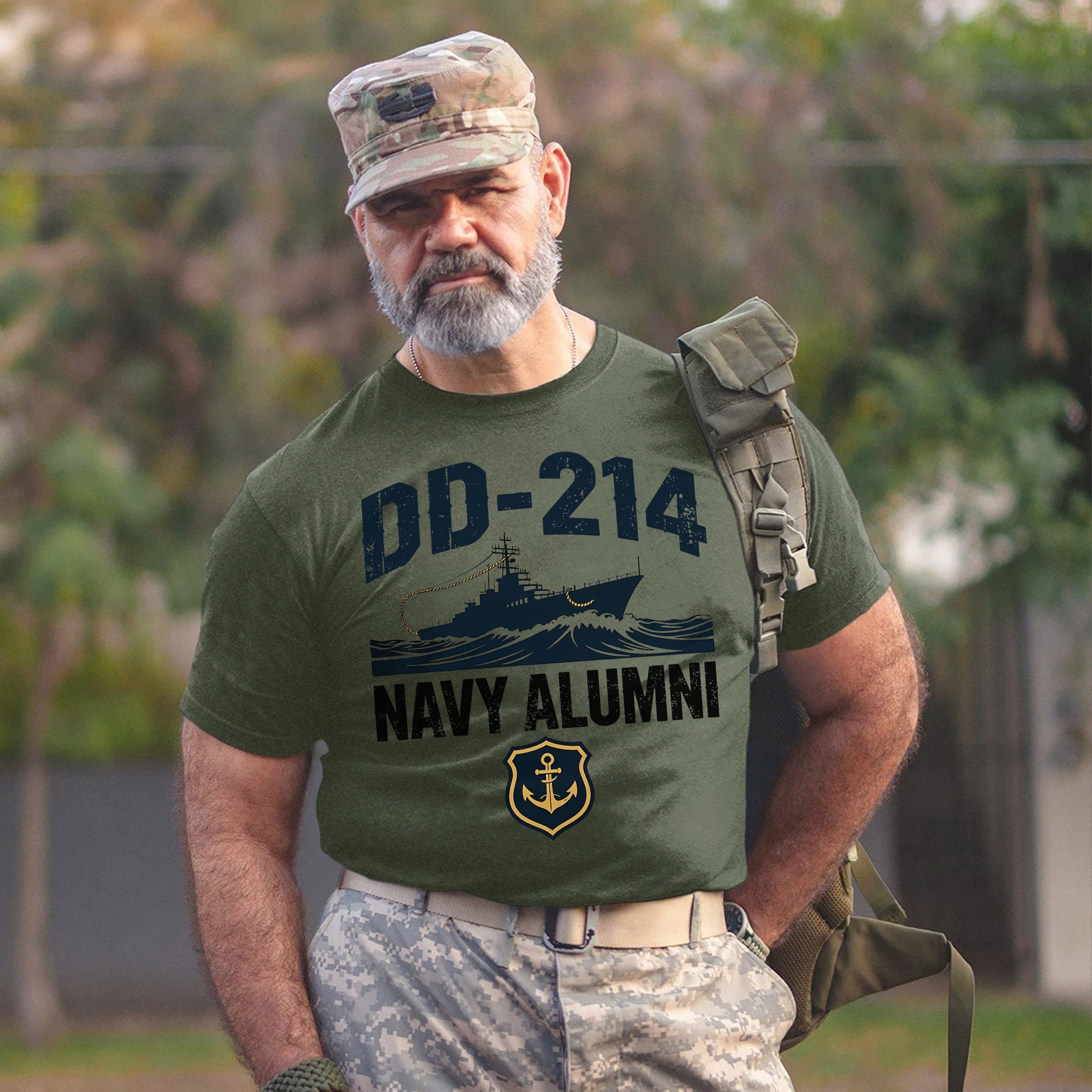 DD-214 Navy Alumni Honoring Proud Service Lifelong Brotherhood and Commitment to the Sea T-Shirt