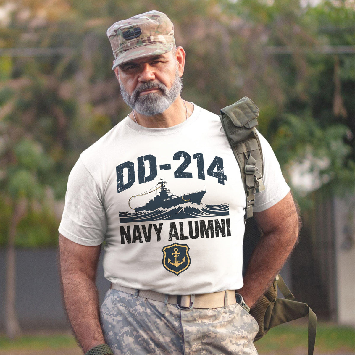 DD-214 Navy Alumni Honoring Proud Service T-Shirt