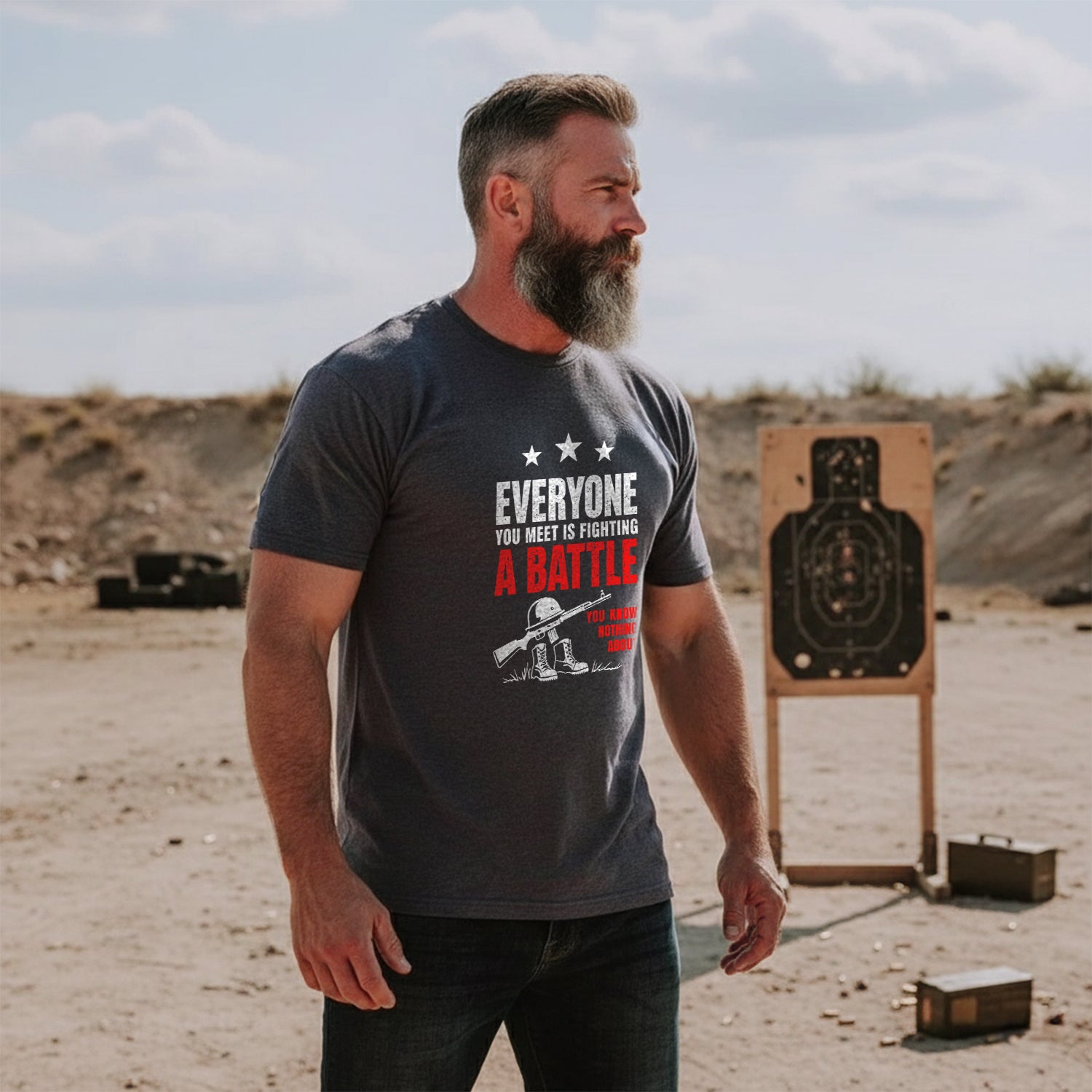 Everyone You Meet Is Fighting a Battle You T-Shirt