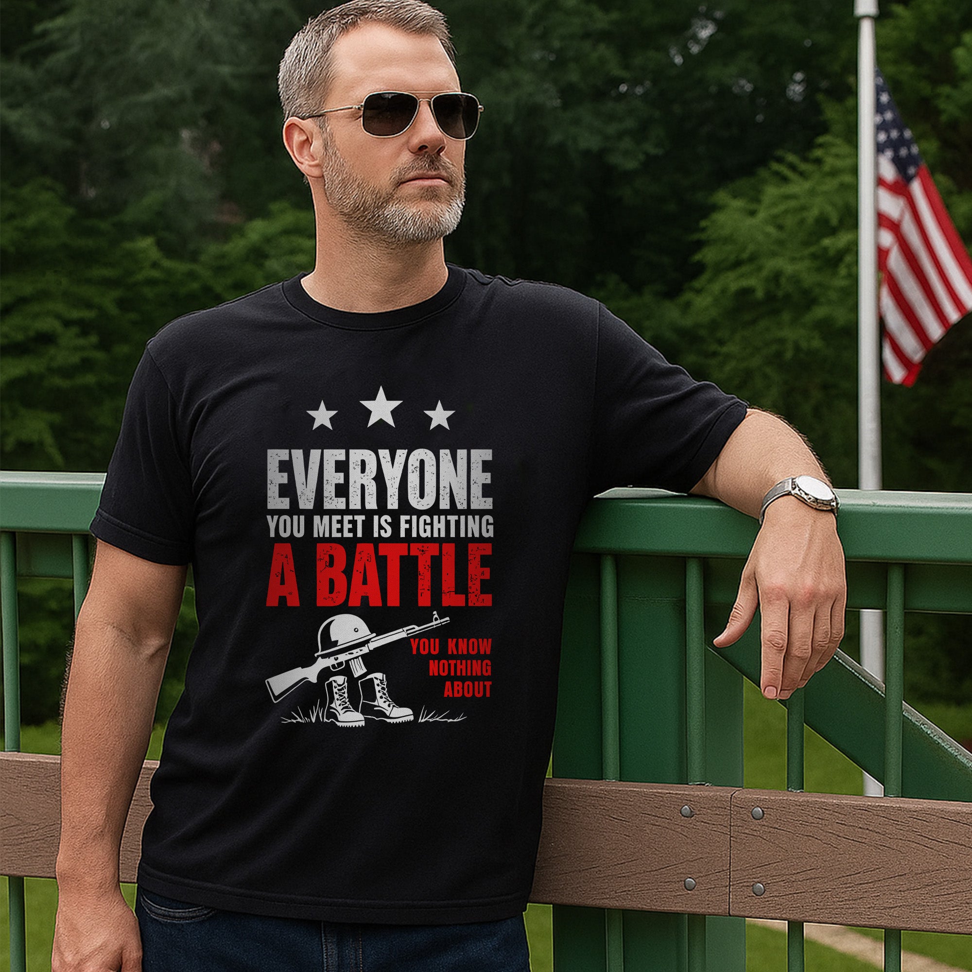 Everyone You Meet Is Fighting a Battle You Know Nothing About Choose Kindness and Compassion T-Shirt