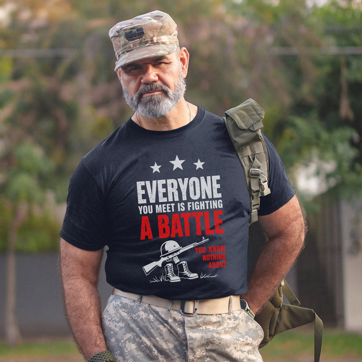 Everyone You Meet Is Fighting a Battle You T-Shirt