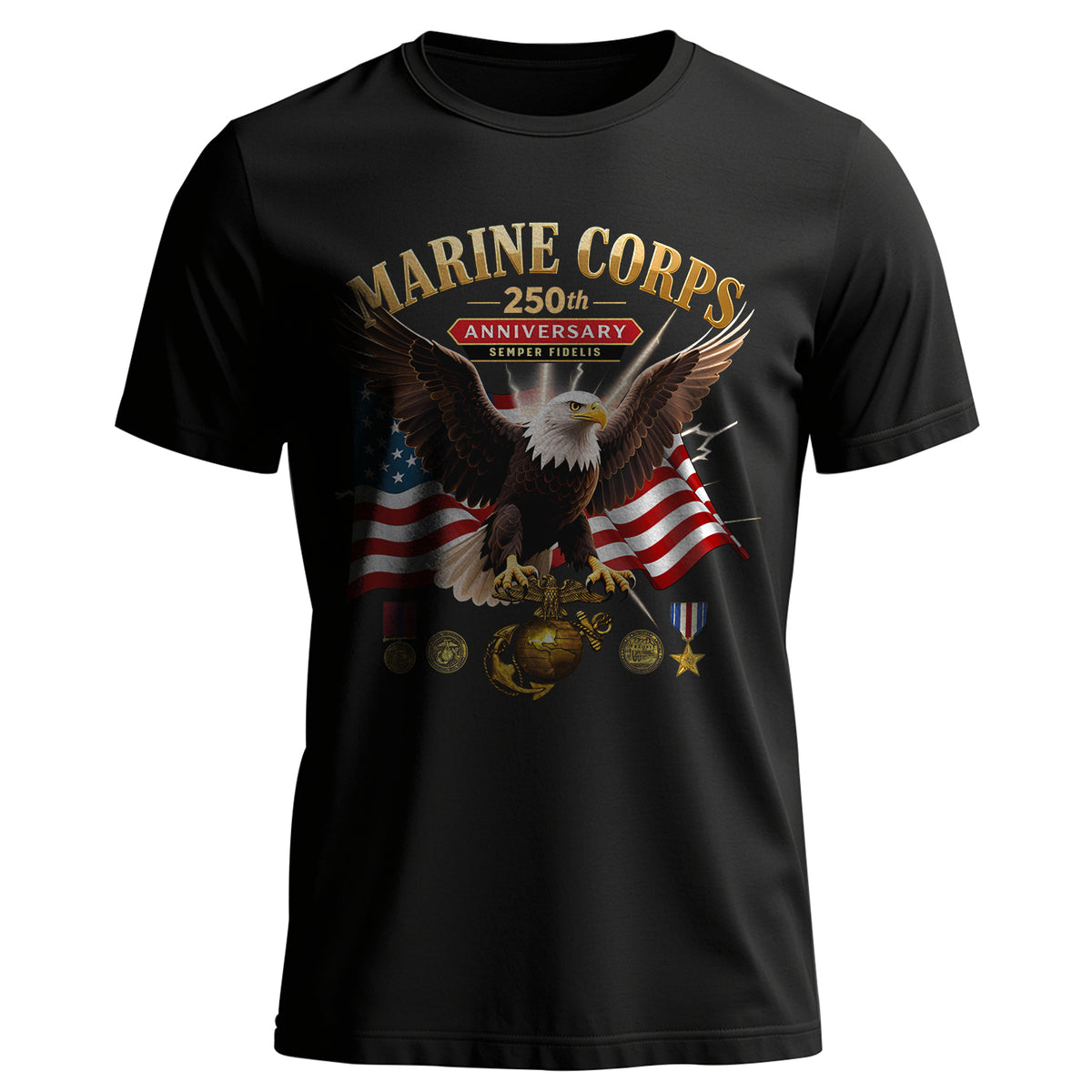 Marine Corps 250th Anniversary Semper T-Shirt Main image