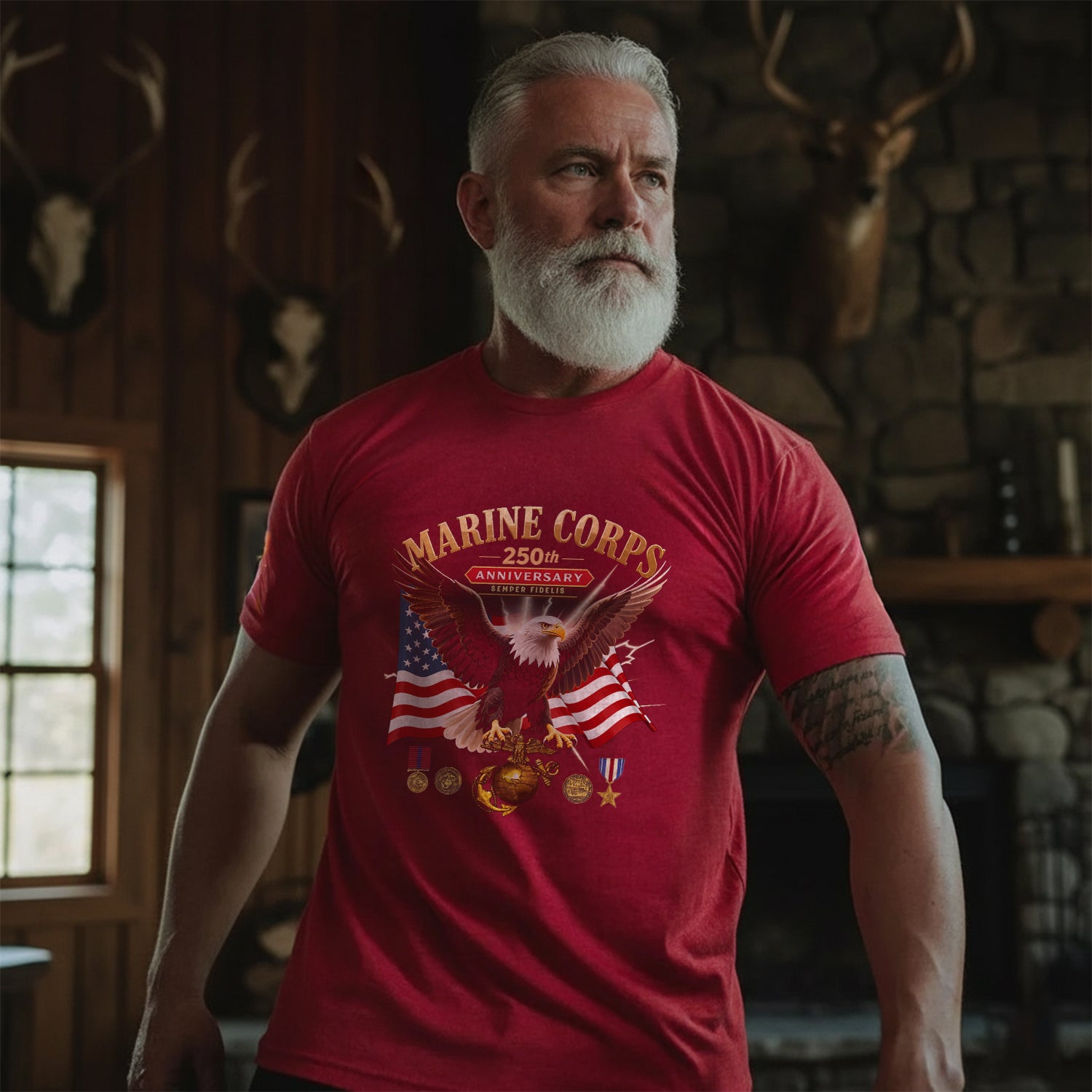 Marine Corps 250th Anniversary Semper Fidelis T-Shirt Secondary image