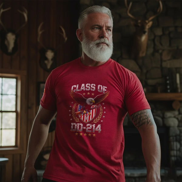 Class of DD-214 Proud Veteran Graduate of Service Sacrifice and Unbreakable Commitment T-Shirt