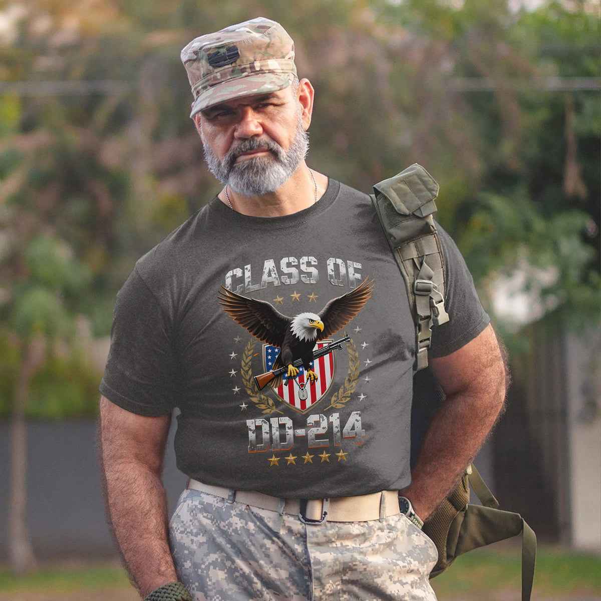 Class of DD-214 Proud Veteran Graduate of Service Sacrifice and Unbreakable Commitment T-Shirt