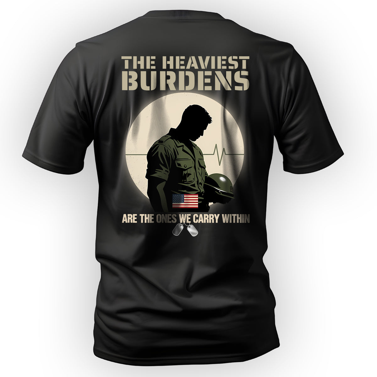 The Heaviest Burdens Are the Ones We Carry T-Shirt Main image