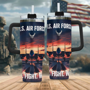 U.S. Air Force Fly Fight Win All-over Print Tumbler 40oz