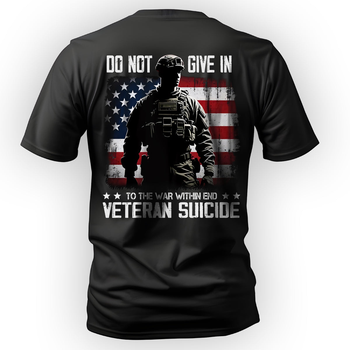 End Veteran Suicide Fight the War Within T-Shirt Main image