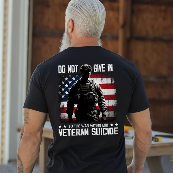 End Veteran Suicide Fight the War Within with Strength Hope and Brotherhood T-Shirt