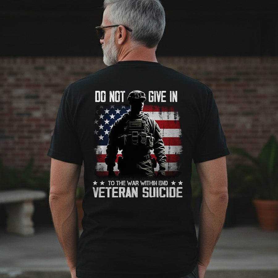 End Veteran Suicide Fight the War Within with Strength Hope and Brotherhood T-Shirt