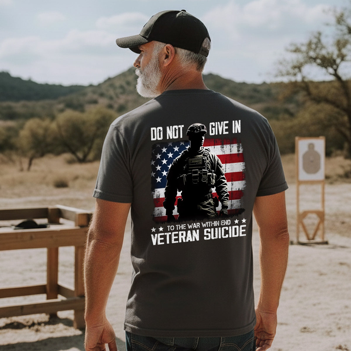 End Veteran Suicide Fight the War Within with Strength Hope and Brotherhood T-Shirt