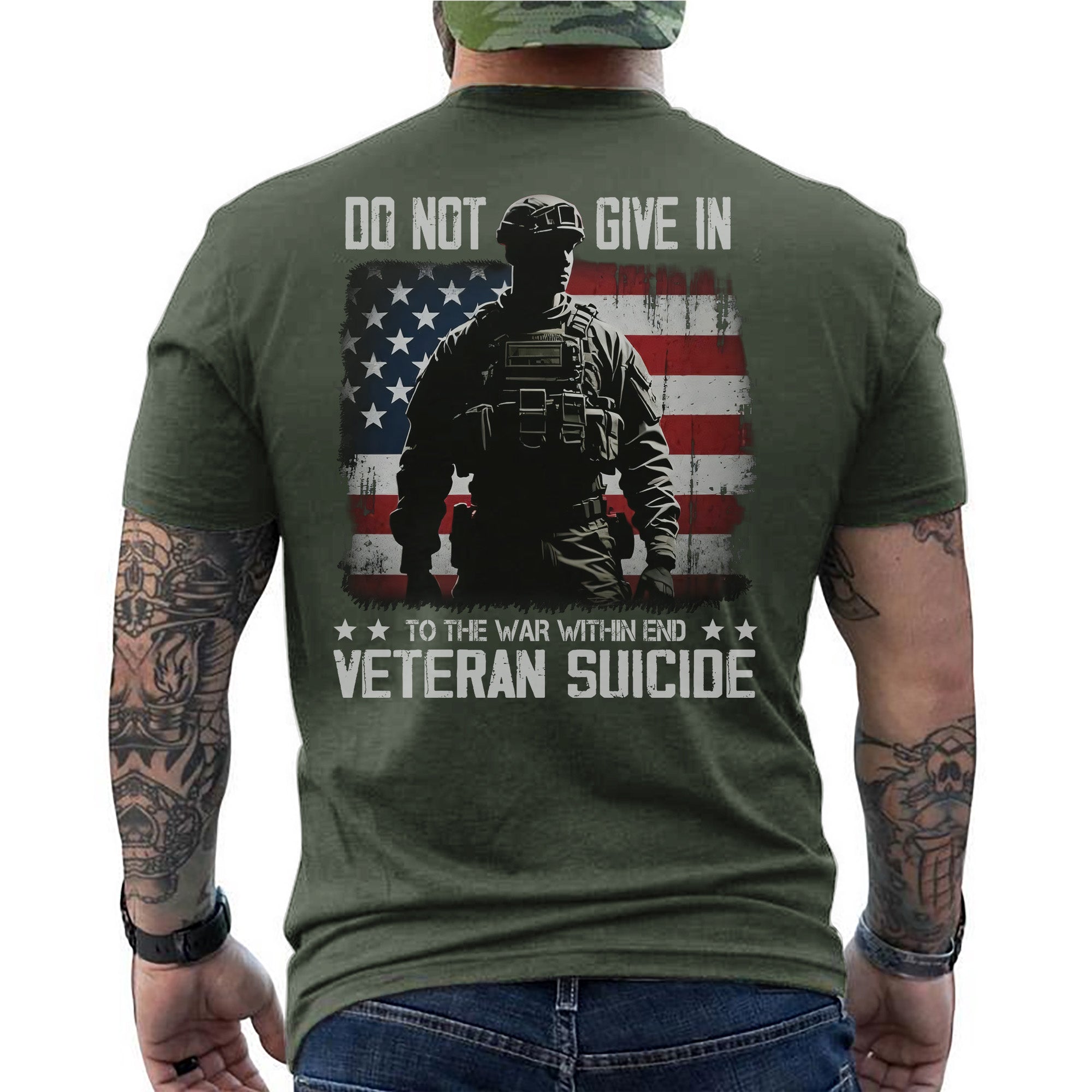 End Veteran Suicide Fight the War Within T-Shirt
