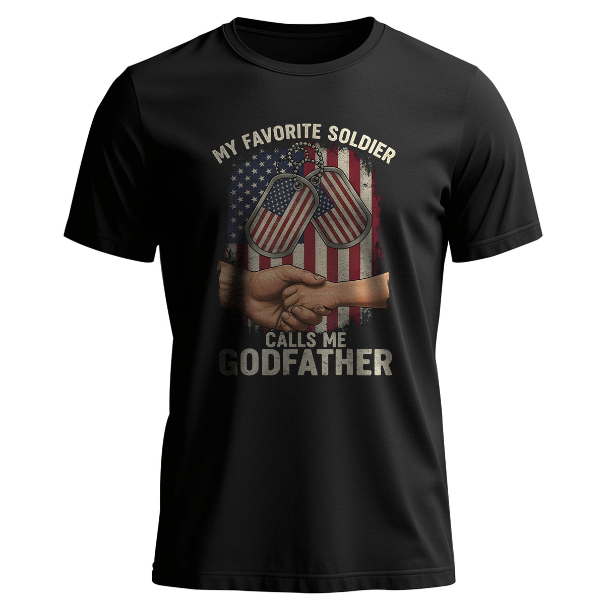 My Favorite Soldier Calls Me Godfather T-Shirt Main image