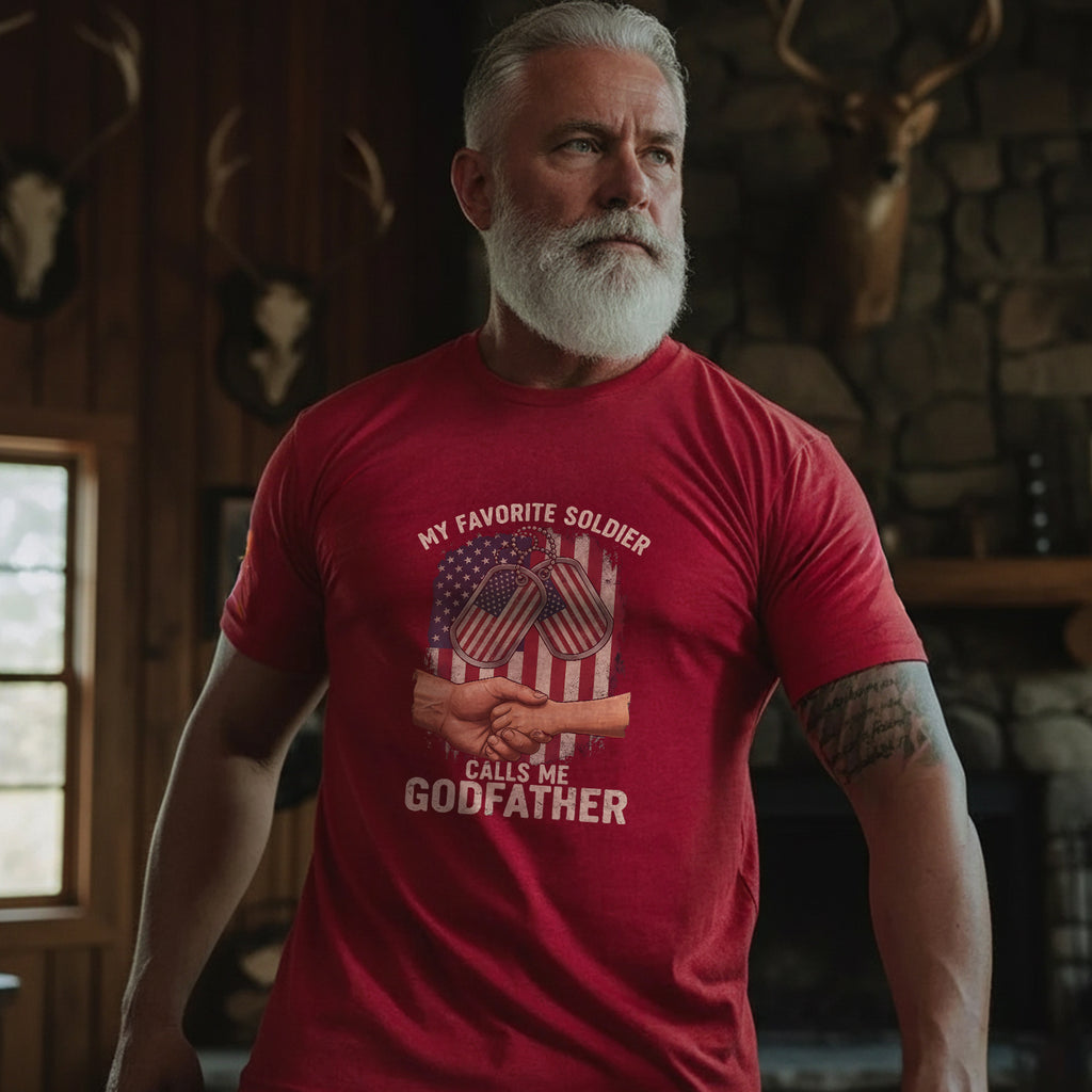 My Favorite Soldier Calls Me Godfather T-Shirt