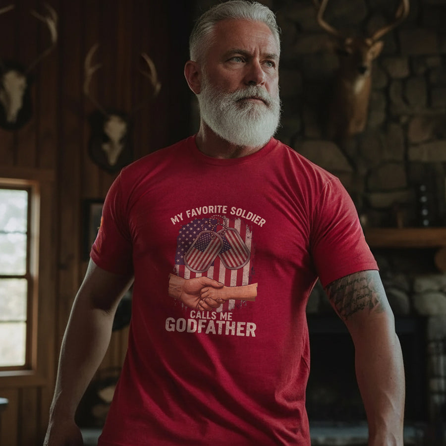 My Favorite Soldier Calls Me Godfather T-Shirt