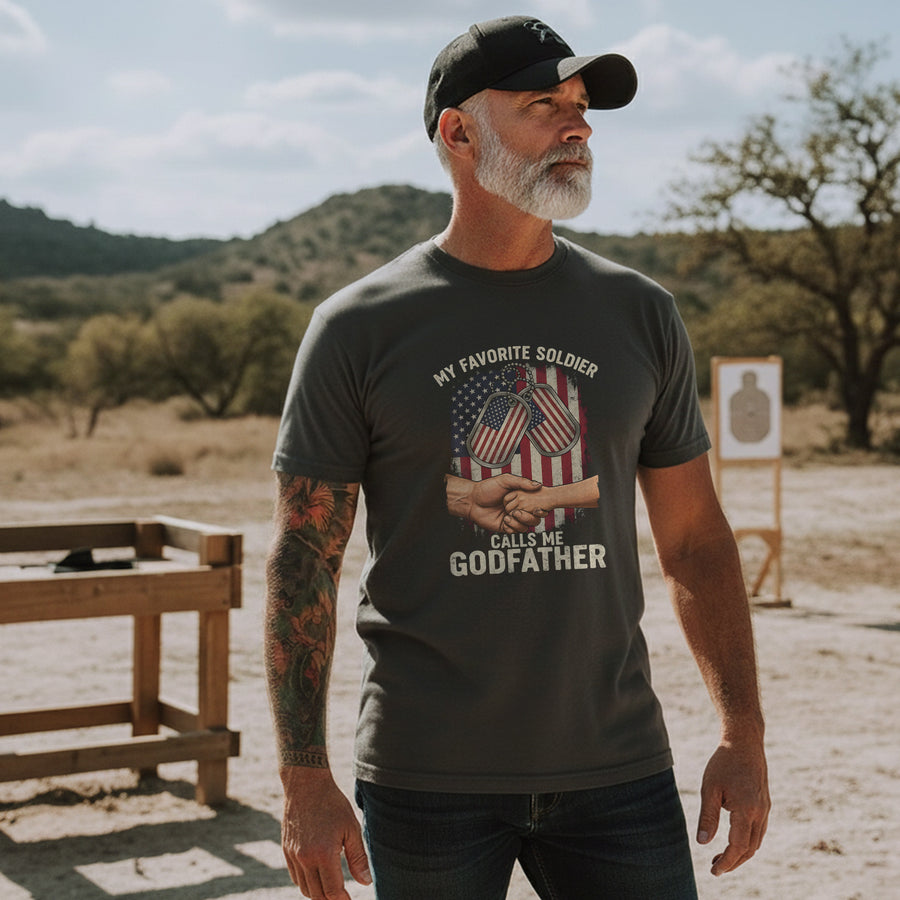 My Favorite Soldier Calls Me Godfather T-Shirt
