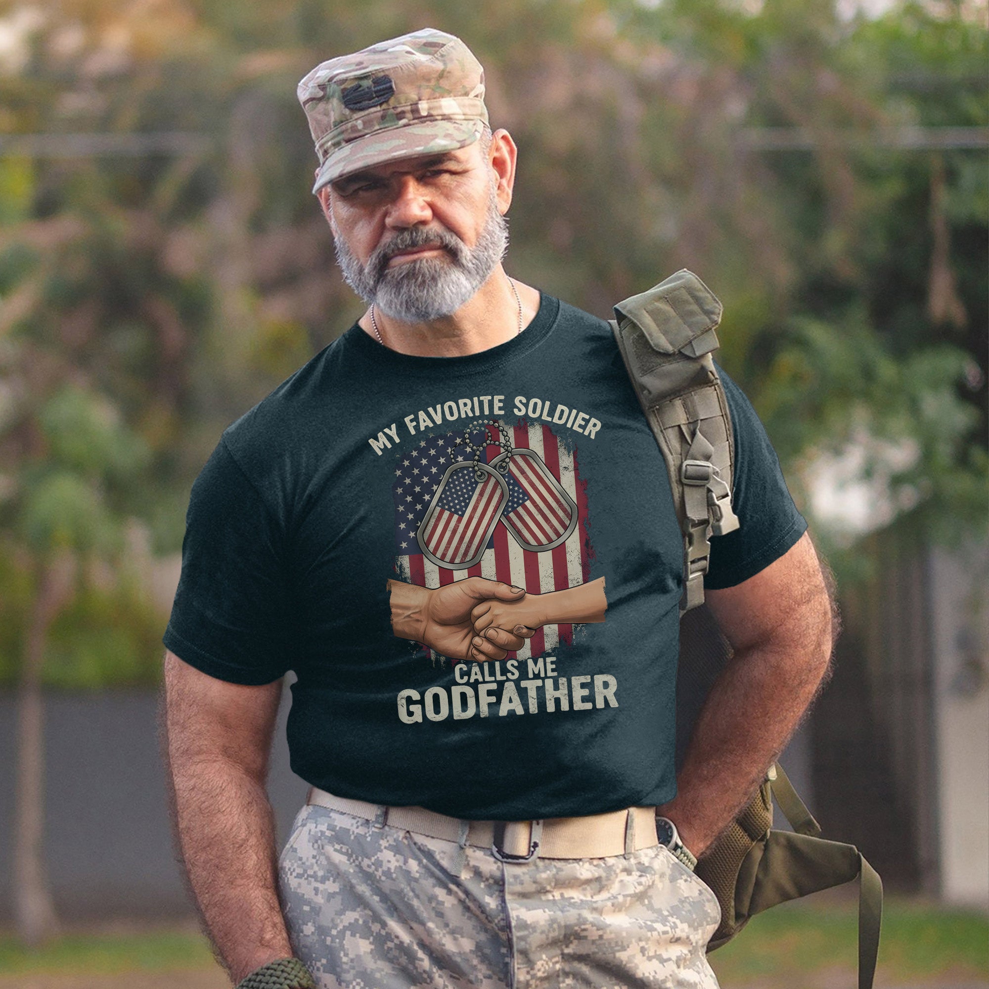 My Favorite Soldier Calls Me Godfather T-Shirt