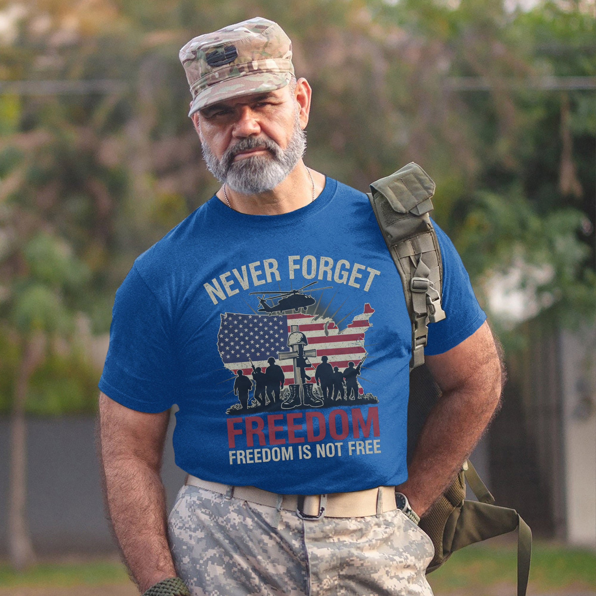 Never Forget Freedom Is Not Free Honoring T-Shirt