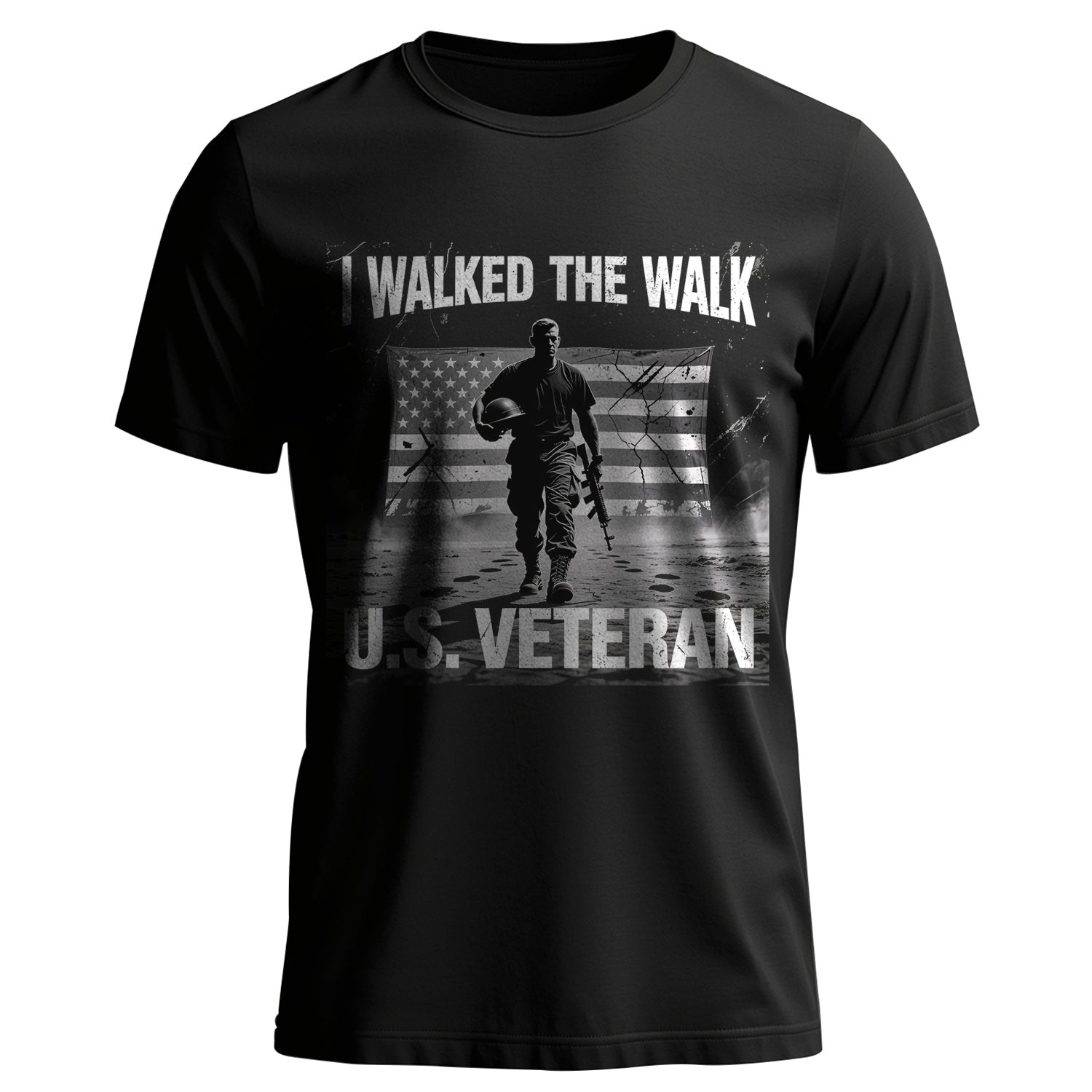 I Walked the Walk Proud Veteran Who Served T-Shirt