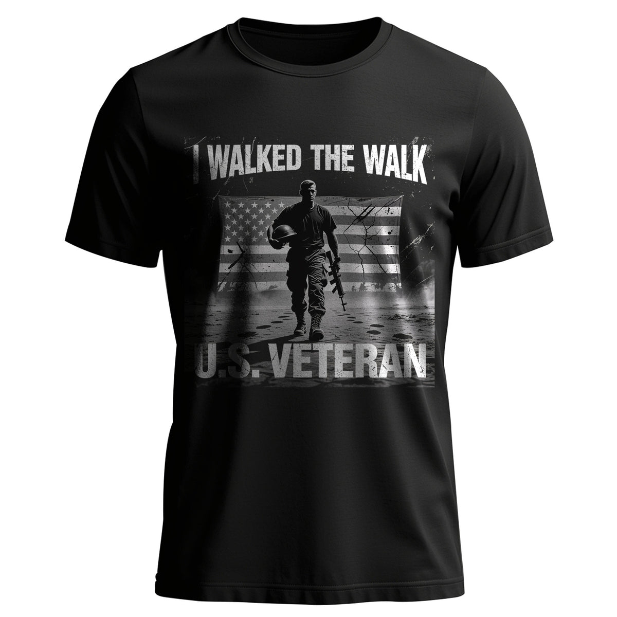 I Walked the Walk Proud Veteran Who Served T-Shirt Main image